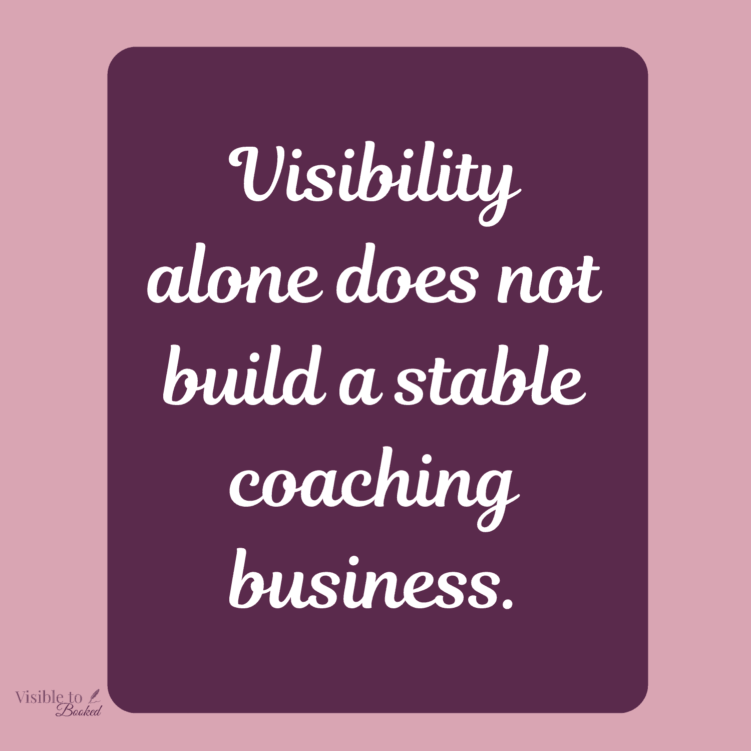 Bold quote graphic with elegant typography.